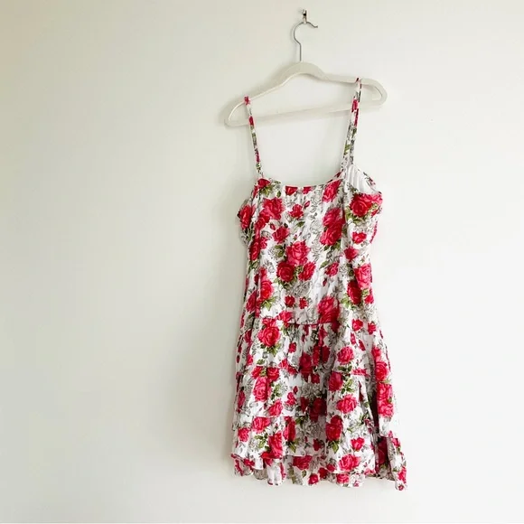 Y2K Floral Mini Ruffle Dress - Picture 4 of 4